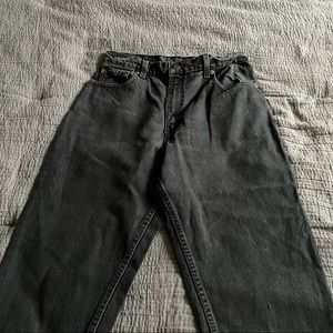 Levi’s 551 Vintage Jeans Black Relaxed Tapered Leg